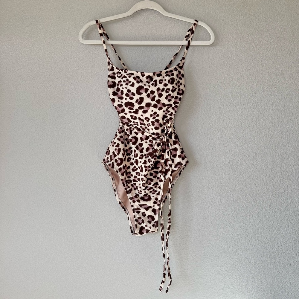 Kona Sol Belted Waist Swimsuit One Piece